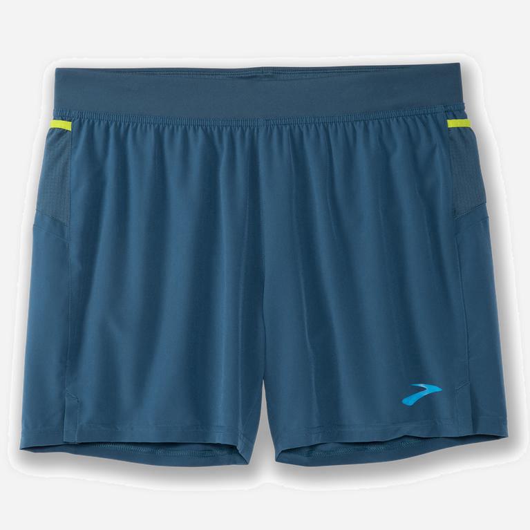 Brooks Sherpa 5 2-In-1 Mens Running Shorts Ireland Alpine/SteelBlue/Bright Moss (TBLH-65428)